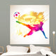 Soccer Player Wall Mural
