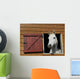 Pony window Wall Mural