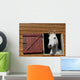 Pony window Wall Mural