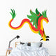 Winged Snake Dragon Wall Decal