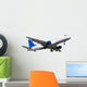 Passanger airplane isolated over white background Wall Decal