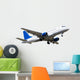 Passanger airplane isolated over white background Wall Decal