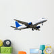 Passanger airplane isolated over white background Wall Decal