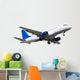 Passanger airplane isolated over white background Wall Decal