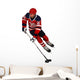 Hockey Player Wall Decal Design 1