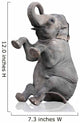 sitzender Elefant 