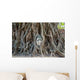 Buddha Head Banyan Tree Wall Decal