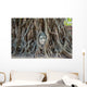 Buddha Head Banyan Tree Wall Decal