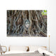 Buddha Head Banyan Tree Wall Decal