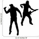 Black Silhouettes Musician Wall Decal