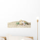 Seashells on Sand Stones Wall Decal