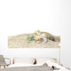 Seashells on Sand Stones Wall Decal
