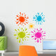 Colorful Vector Splash - Stain - Blot Illustration Set Wall Decal