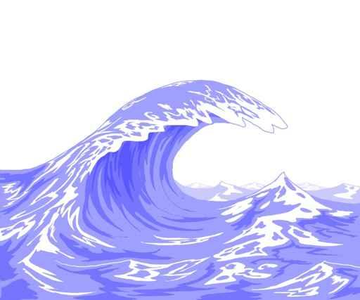 Wave Wall Decal Design 1