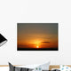 Red Sunset Wall Decal