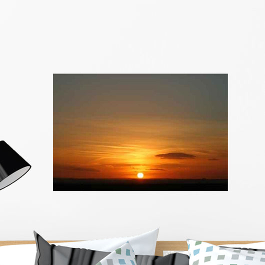 Red Sunset Wall Decal