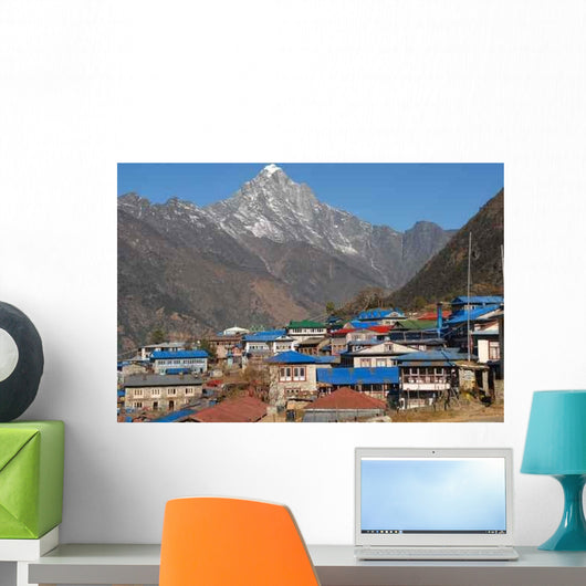Lukla Village Nepal Wall Decal