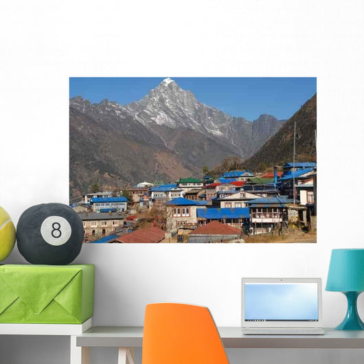 Lukla Village Nepal Wall Decal