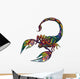 Cheerful Abstract Scorpion Wall Decal