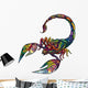 Cheerful Abstract Scorpion Wall Decal