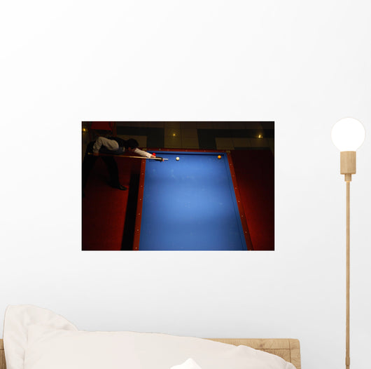 three band billard game Wall Mural