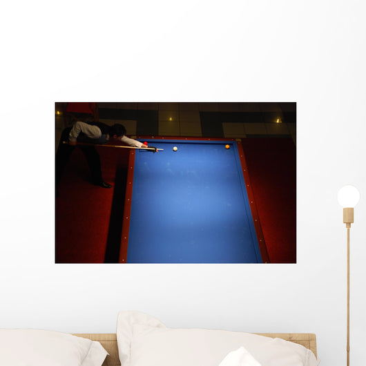 three band billard game Wall Mural