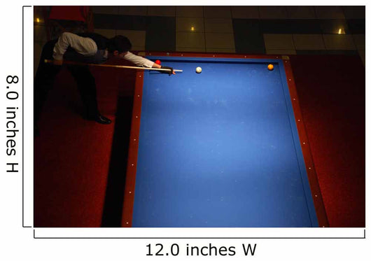 three band billard game Wall Mural
