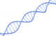 DNA Helix Glass Chain Link 