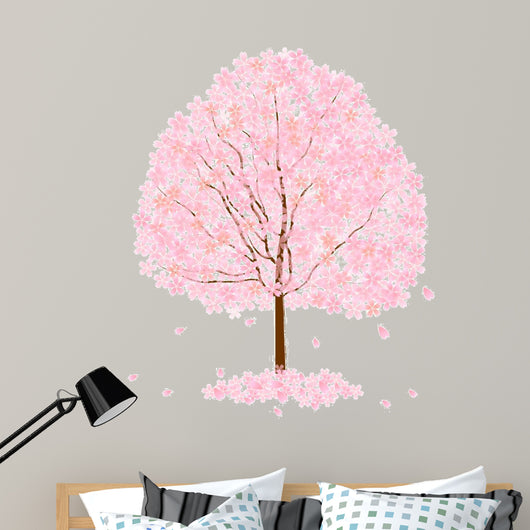 Cherry Blossoms Wall Decal Wall Sticker Tree Decals-dk006 