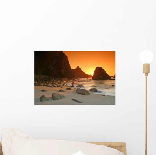 Sunset Beach Wall Decal