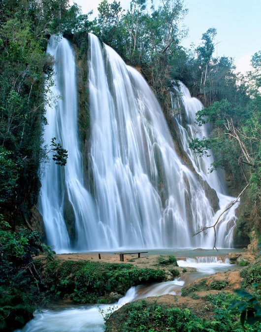 Jungle waterfall Dominicana Wall Mural