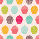 Sweet Cake Seamless Pattern Wall Decal