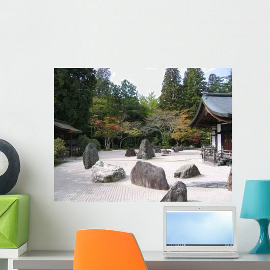 Japanese Zen Garden Wall Decal Design 1