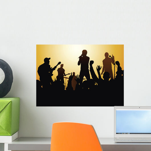 rock concert Wall Mural