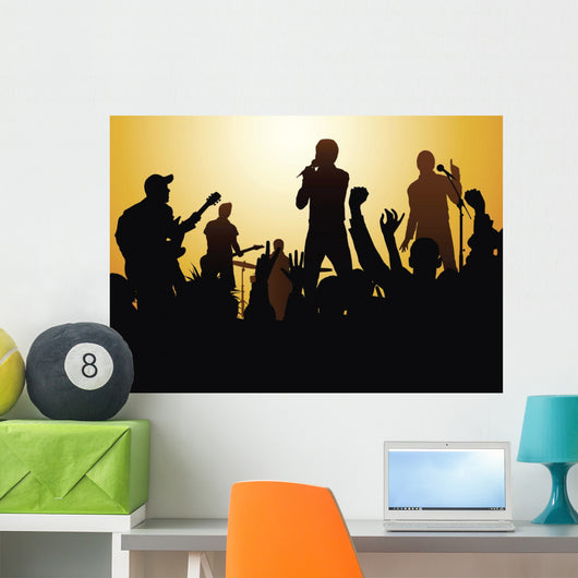 rock concert Wall Mural