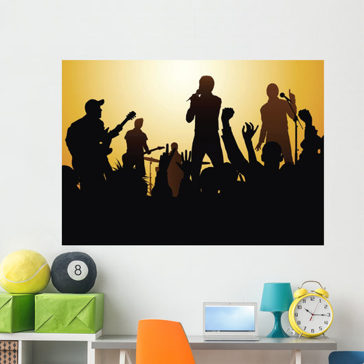 rock concert Wall Mural
