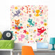 Cute Kittens Pattern Wall Decal