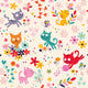 Cute Kittens Pattern Wall Decal