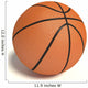 3d Illustration of a Basketball Wall Decal
