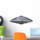 3d illustration of a flying saucer Wall Decal