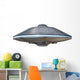 3d illustration of a flying saucer Wall Decal