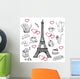 at the Eiffel Tower Wall Decal