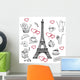at the Eiffel Tower Wall Decal