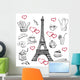 at the Eiffel Tower Wall Decal