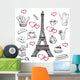 at the Eiffel Tower Wall Decal