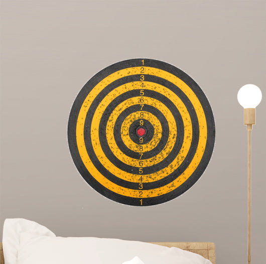 Old dart board 