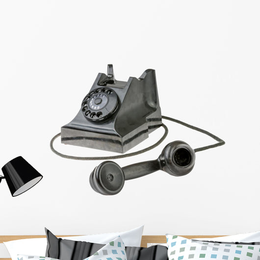 Retro dial-up rotary telephone 