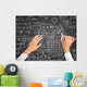 Science and Math Formulas on Chalkboard 