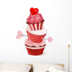 Valentine Cupcakes Wall Decal