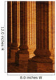Row Of Large Columns Wall Mural